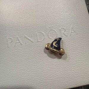 Pandora x Disney 14k Gold Plated Sorcerer Mickey Mouse Hat Charm